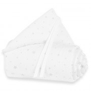 Maxi-Boxspring fejv�d� - barna feh�r csillagokkal